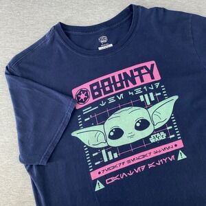 Pop Tees Star Wars Mandalorian The Child Baby Yoda Bounty T Shirt Mens L